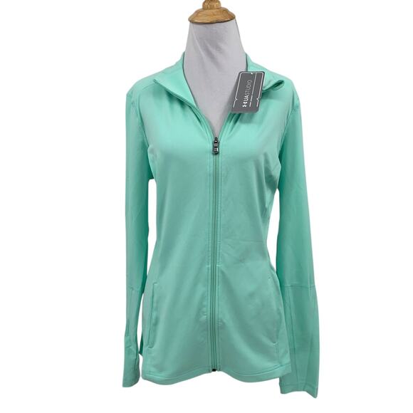 Under Armour Jacket Women L Large Pond Fitted All Season Full Zip Long Sleeve - Picture 1 of 12